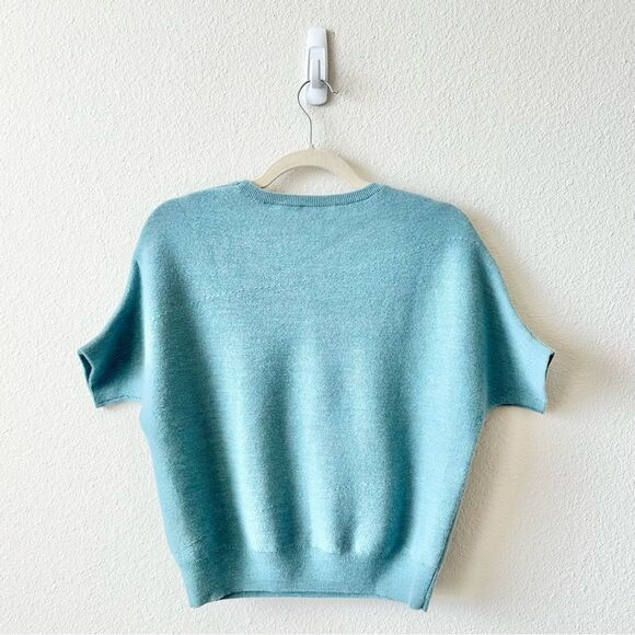 The Reset R Label The Wool Essential Pullover Sweater in Blue Size XS - Picture 3 of 7